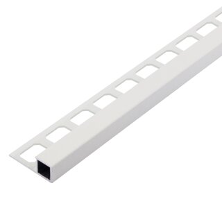 Quadratprofil Alu Struktur 250cm arctic 11mm