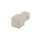 Quadrat Eckstück Alu Struktur creme 10mm