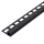 Quadratprofil Alu Struktur 250cm schwarz