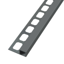 Quadratprofil Alu pulverbeschichtet 250cm aschgrau