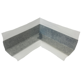 Dichtband Innenecke – Abdichtungsecke für Bad & Dusche, vlieskaschiert, Made in Germany