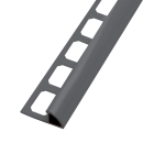 Rundprofil Alu aschgrau pulverbeschichtet 250cm 12,5mm