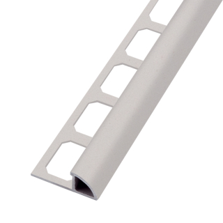 Rundprofil Alu kreide Struktur 250cm