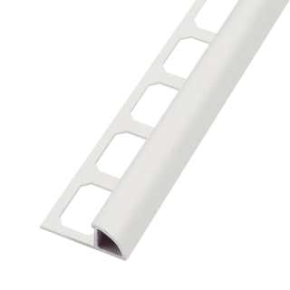 Rundprofil Alu arctic Struktur 250cm