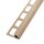 Rundprofil Alu beige brillant Struktur 250cm 10mm