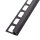 Rundprofil Alu anthrazit brillant Struktur 250cm 12,5mm