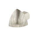 Rundprofil Eckstück Alu titan hochglanzeloxiert gebürstet 10mm Außenecke