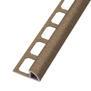 Rundprofil Alu quarz Struktur 250cm 8mm