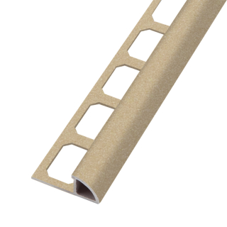 Rundprofil Alu sand Struktur 250cm 12,5mm