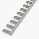 Flexibles biegsames Winkelprofil Edelstahl gebürstet 250cm – für Fliesen & Steinteppich Verlegung 12,5mm