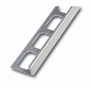 Muster Winkelabschlussprofil Alu natur 10mm