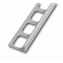 Muster Winkelabschlussprofil 10mm Alu eloxiert silber