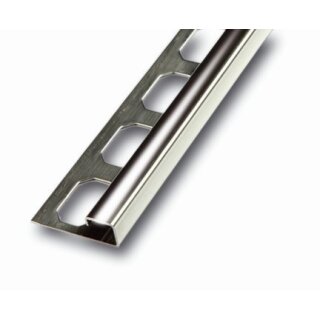 Muster Quadratprofil Edelstahl glänzend 10mm