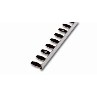 Muster Flexibles biegsames Winkelprofil Edelstahl glänzend 10mm – für Fliesen & Steinteppich Verlegung