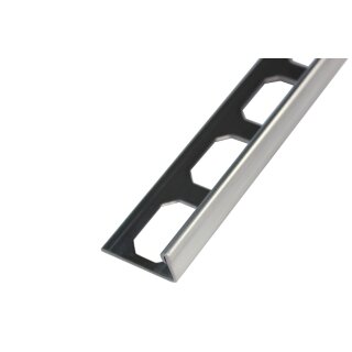 Muster Fliesenschiene Winkelprofil Edelstahl glänzend 10mm