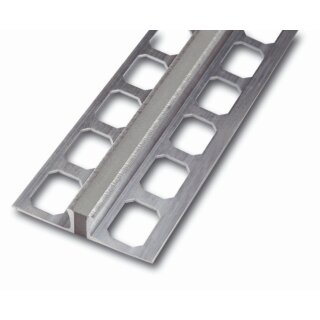 Muster Dehnfugenprofil Alu mit EPDM Einlage 10mm